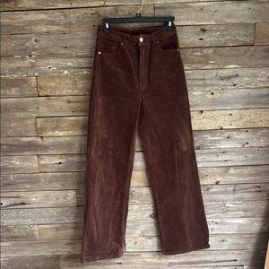 H&M Brown Wide Leg Pants